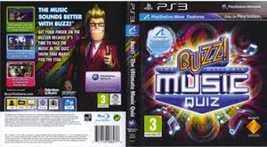 Buzz: The Ultimate Music Quiz PS3 game dvd cover